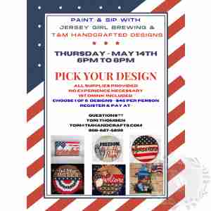 Patriotic Paint and Sip with Jersey Girl Brewing