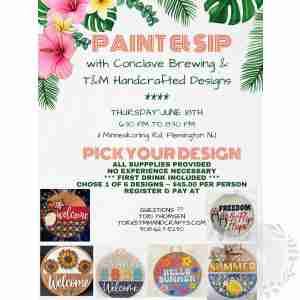 Summer Paint and Sip at Conclave Brewing